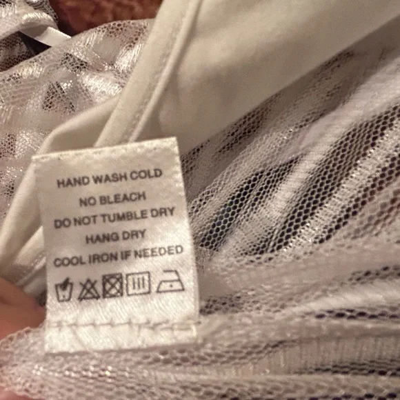 Dila Sheer Stripped Bodysuit in White by Superdown - Picture 12 of 14